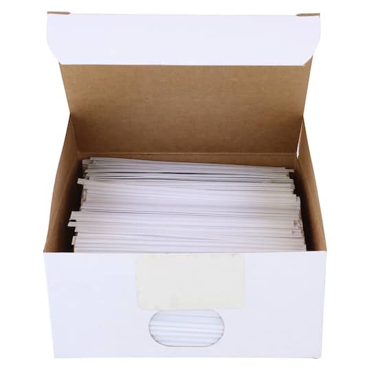 JAM Paper Home Décor Trimmings 4" Plastic Twist Ties, 2,000ct.